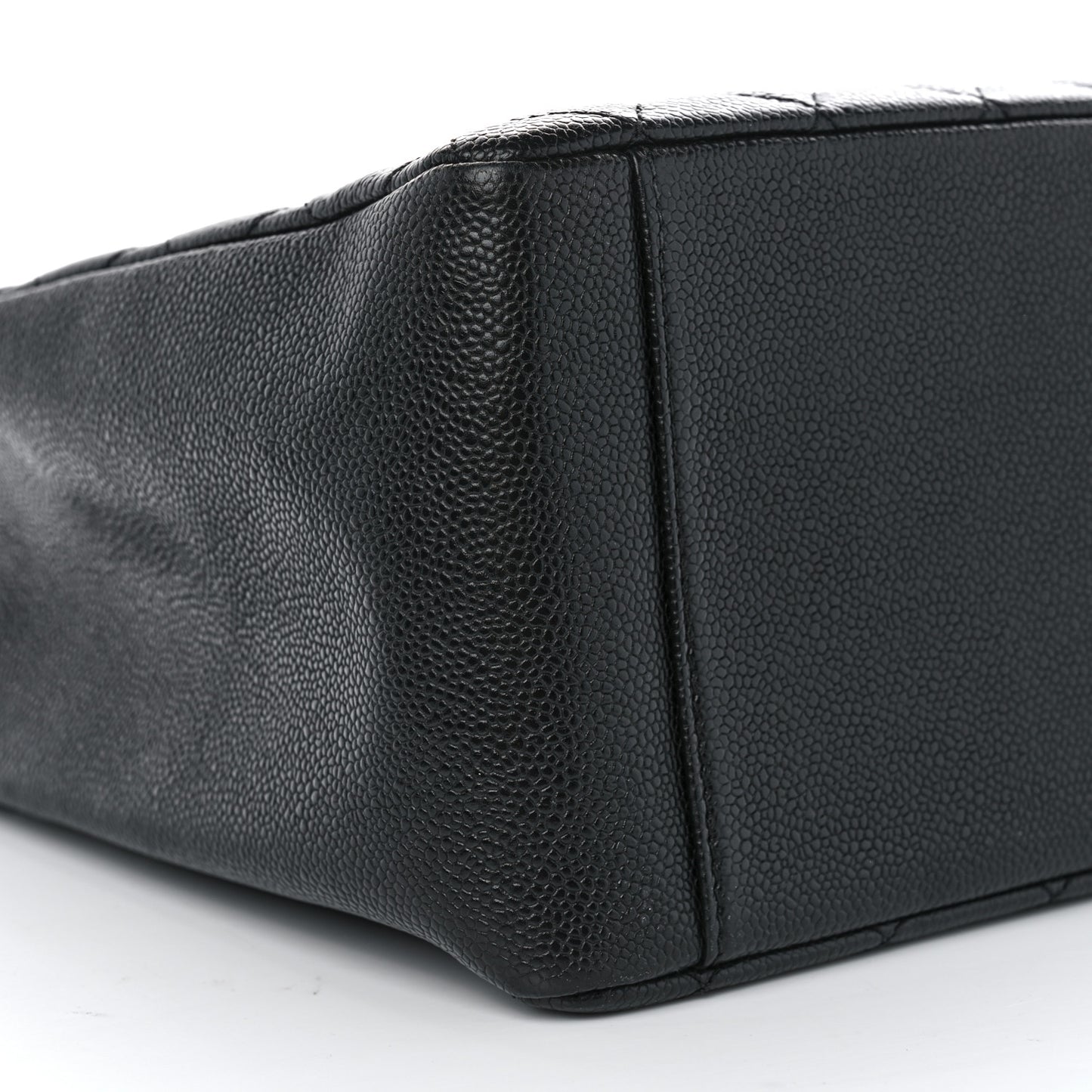 Caviar Quilted Grand Shopping Tote GST Black