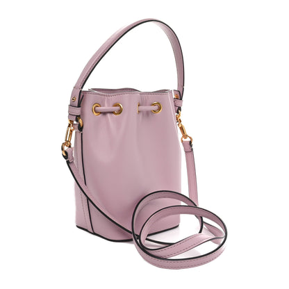 Valentino Garavani Nappa Mini VLogo Signature Bucket Bag Water Lilac 3 of 9