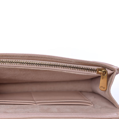 Christian Dior Lambskin Cannage Dioraddict Wallet On Chain Clutch Rose Poudre 4 of 8