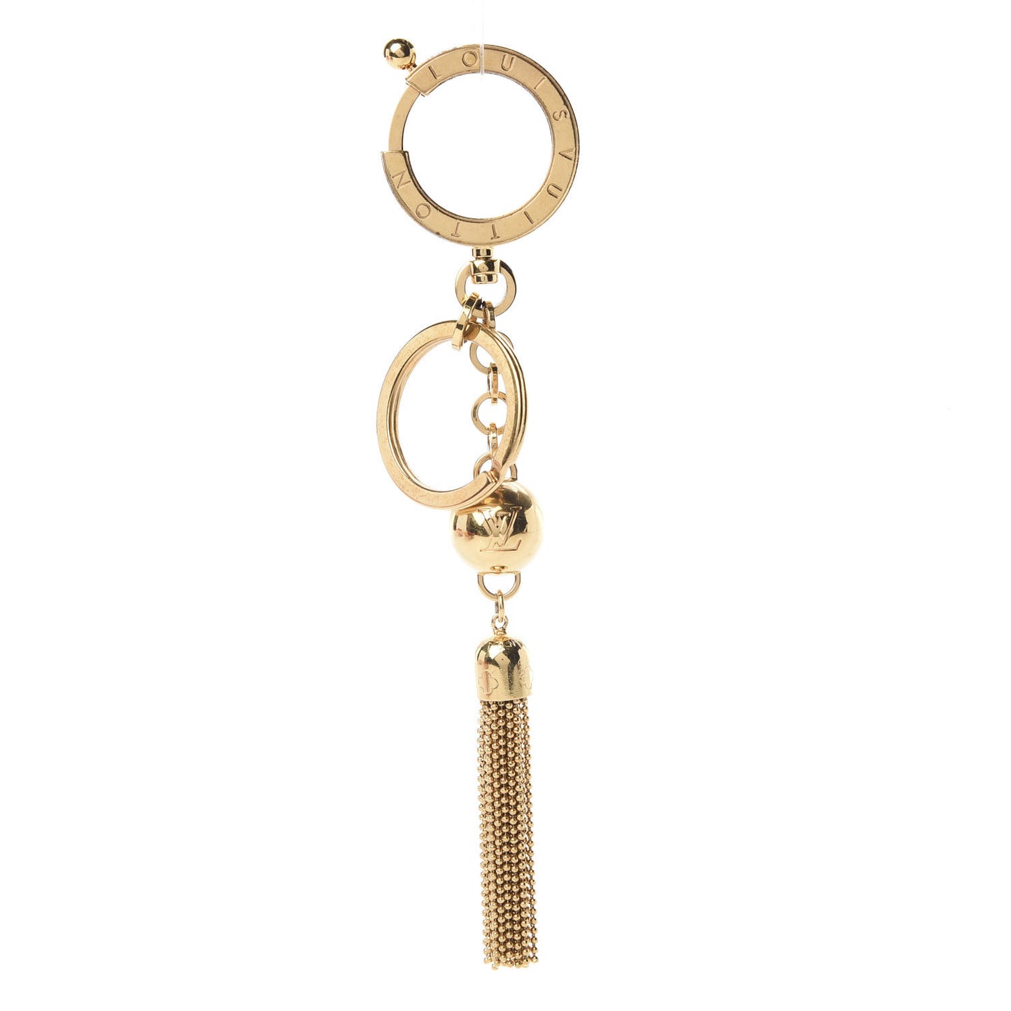 Goldtone Swing Key Holder and Bag Charm