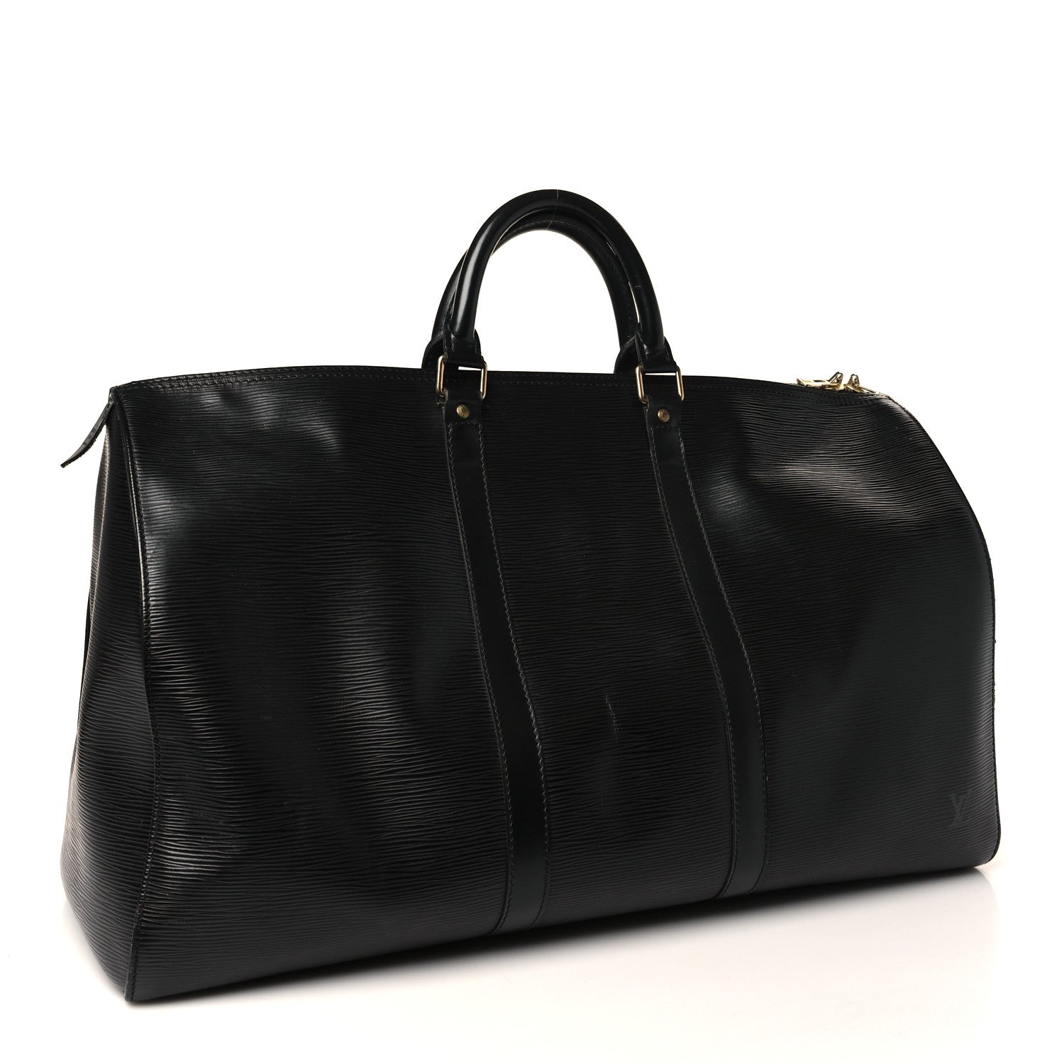 Louis Vuitton Epi Keepall 50 Black 2 of 8