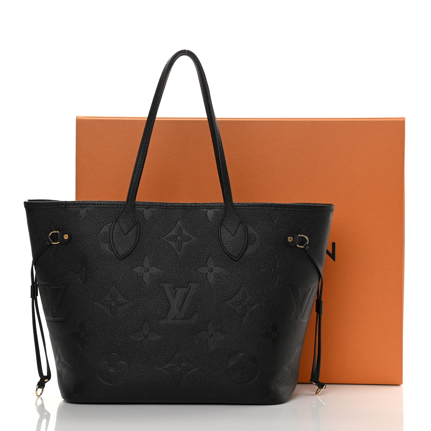 Louis Vuitton Empreinte Monogram Giant Neverfull MM Black 11 of 11