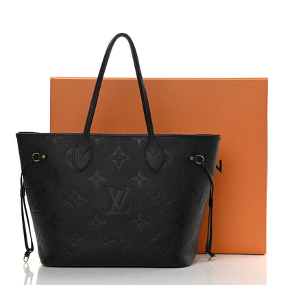 Louis Vuitton Empreinte Monogram Giant Neverfull MM Black 11 of 11