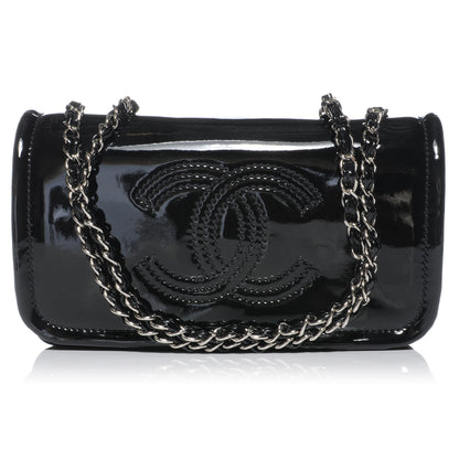 Chanel Vinyl Lipstick Flap Black 1 of 8