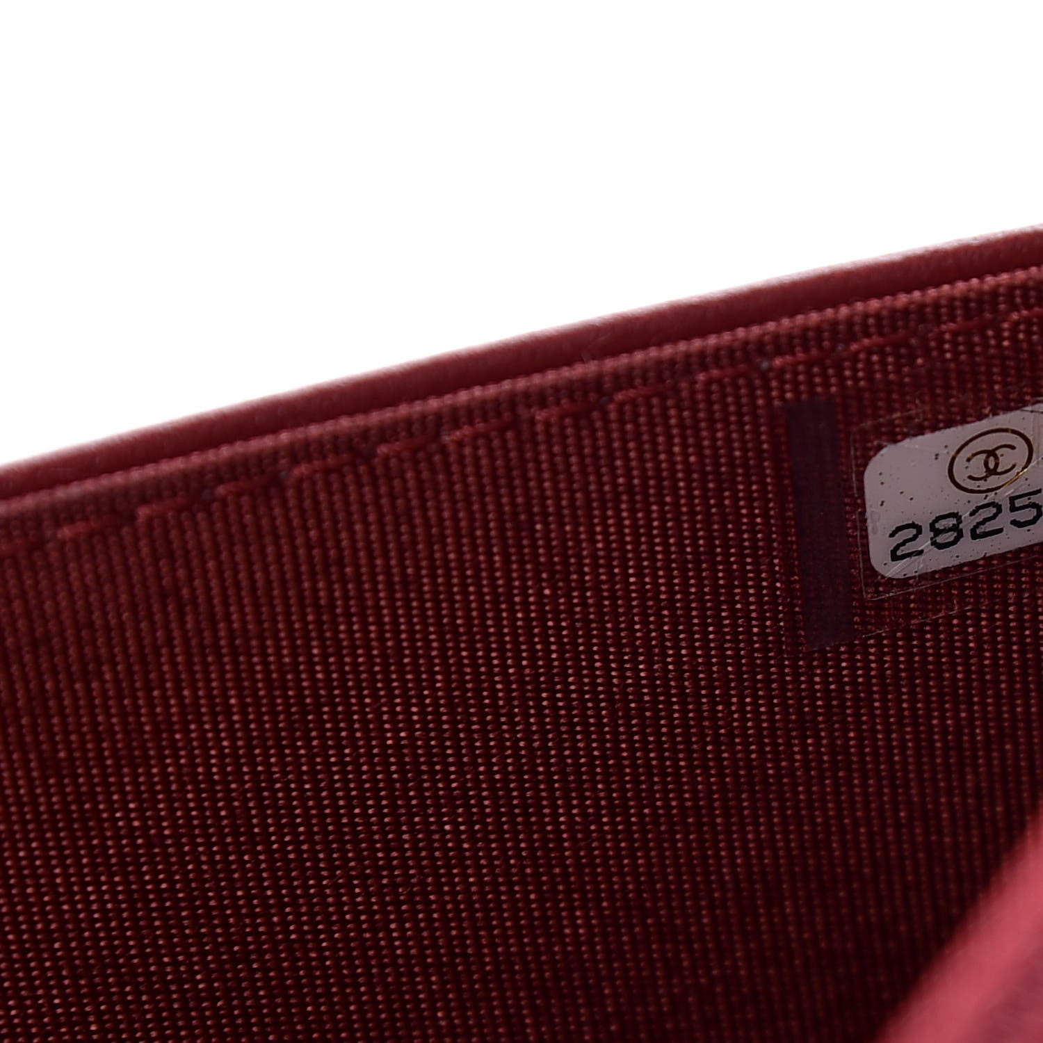Chanel Caviar Quilted Boy Wallet On Chain WOC Red 10 of 10
