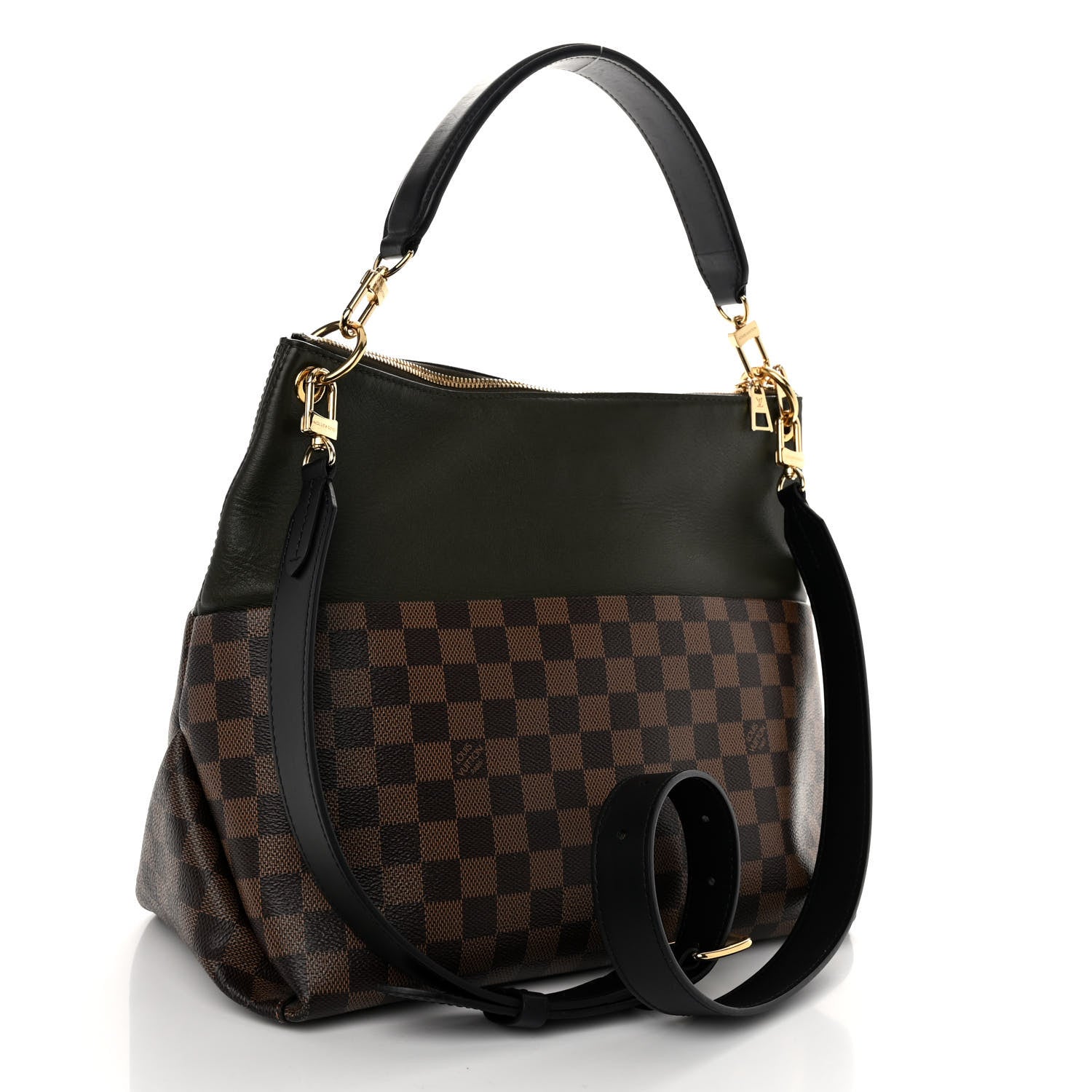Louis Vuitton Damier Ebene Calfskin Maida Khaki 3 of 9