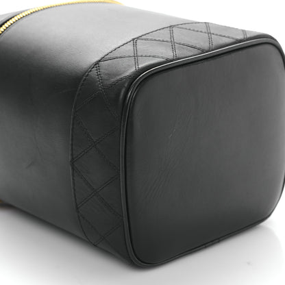 Chanel Lambskin Vanity Cosmetic Case Black 9 of 11