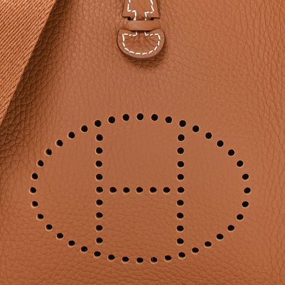 Hermes Taurillon Clemence Evelyne TPM Gold 8 of 11