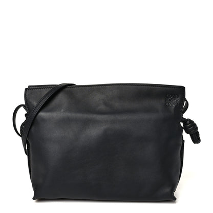 Loewe Calfskin Mini Flamenco Knot Clutch Black 1 of 9