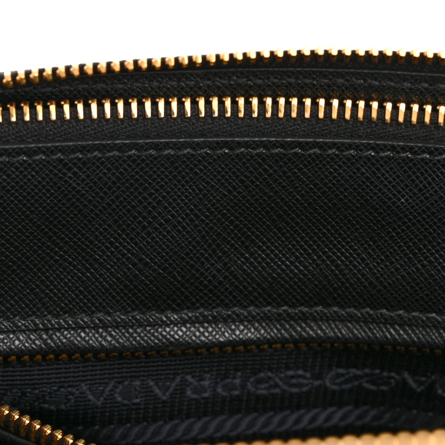 Saffiano Lux Large Galleria Double Zip Tote Black