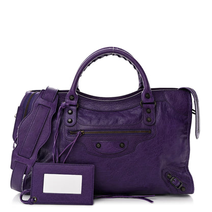 Balenciaga Agneau Classic Hardware City Dark Violet 1 of 9