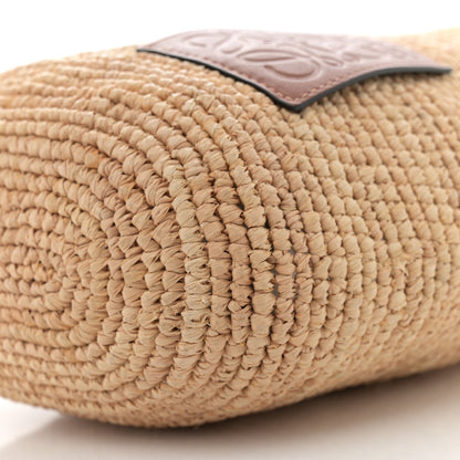 Loewe Raffia Mini Slit Tote Bag Natural Tan 10 of 11