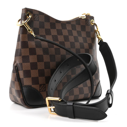Louis Vuitton Damier Ebene Odeon PM Black 3 of 9
