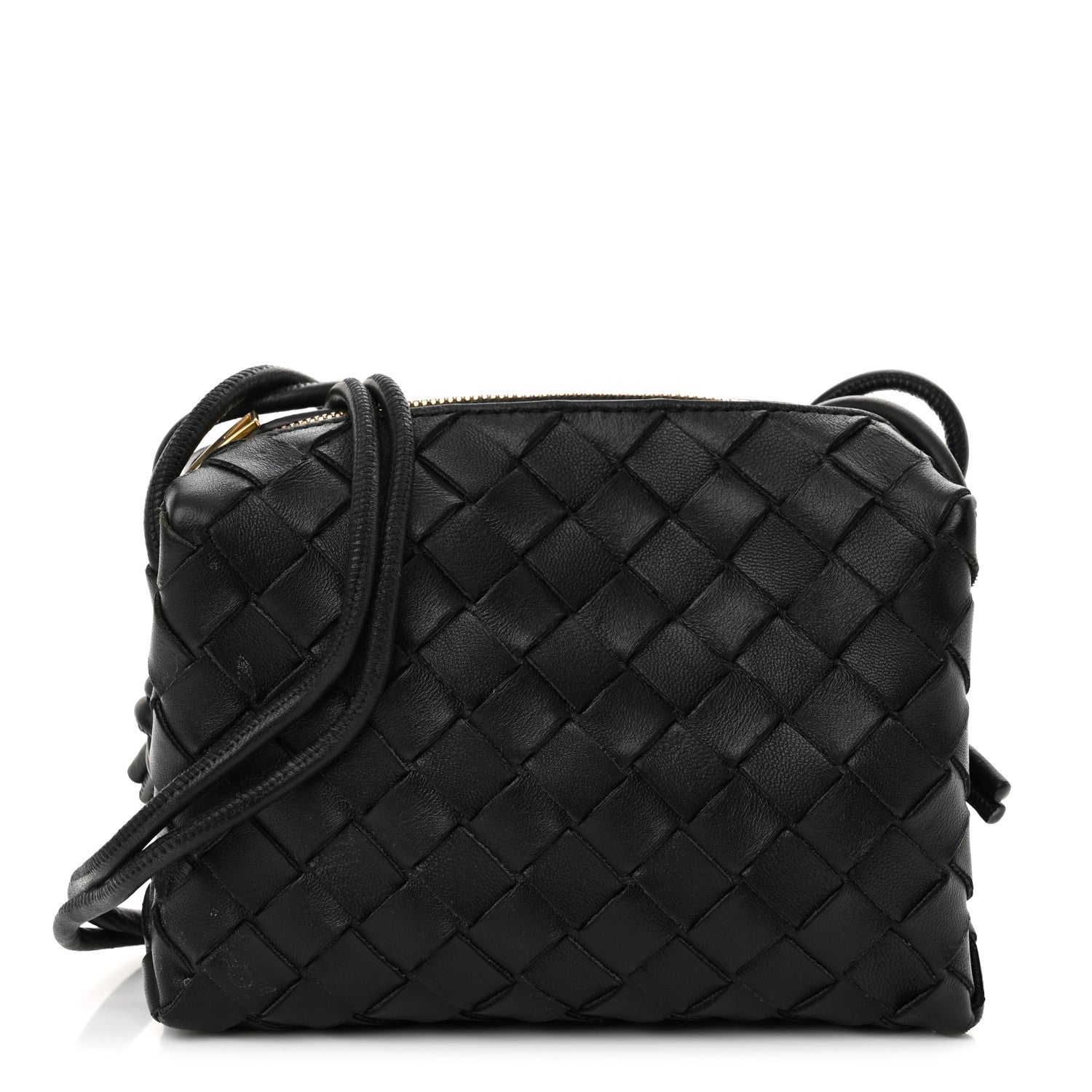 Bottega Veneta Nappa Intrecciato Mini Loop Camera Bag Black 1 of 12
