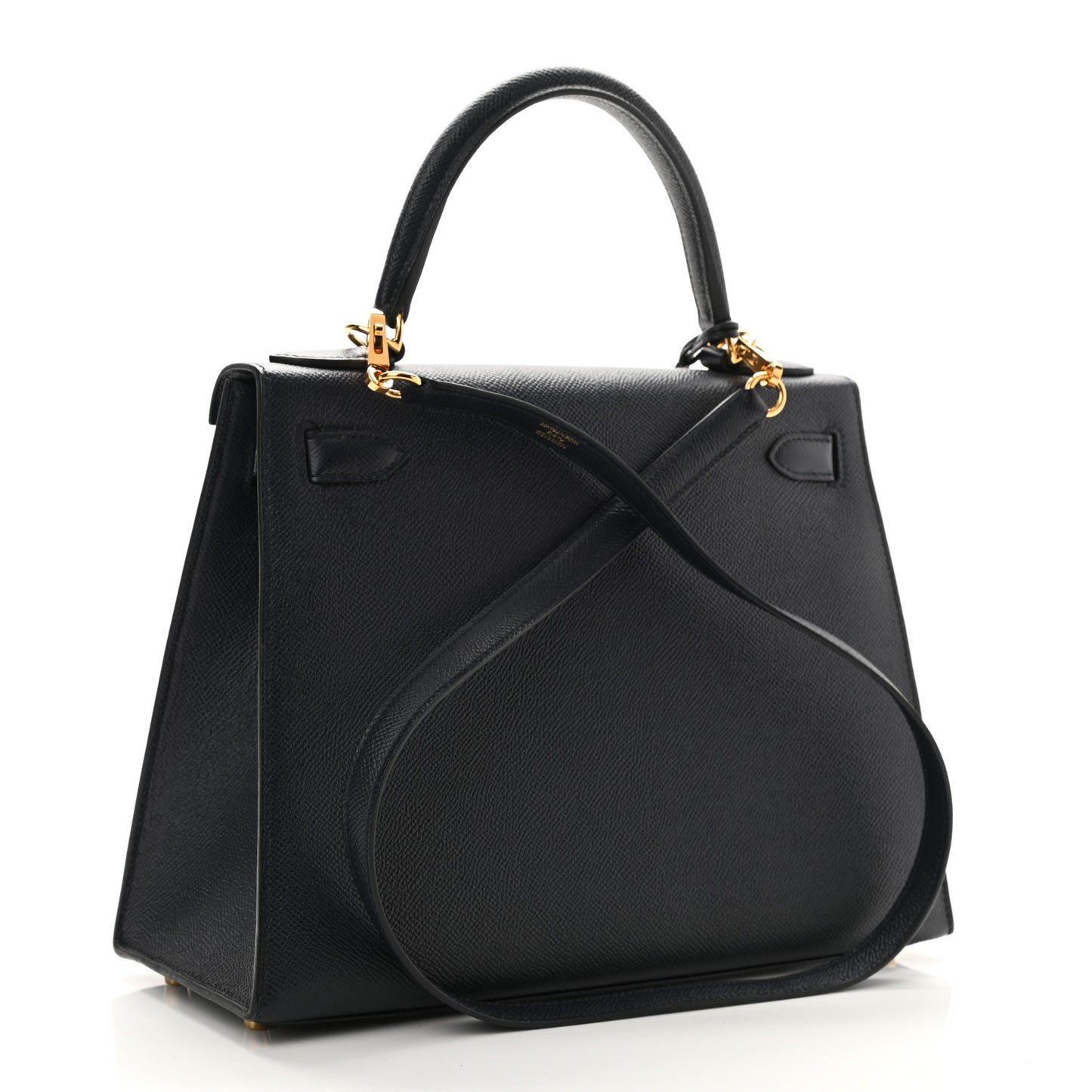 Epsom Kelly Sellier 28 Bleu Indigo