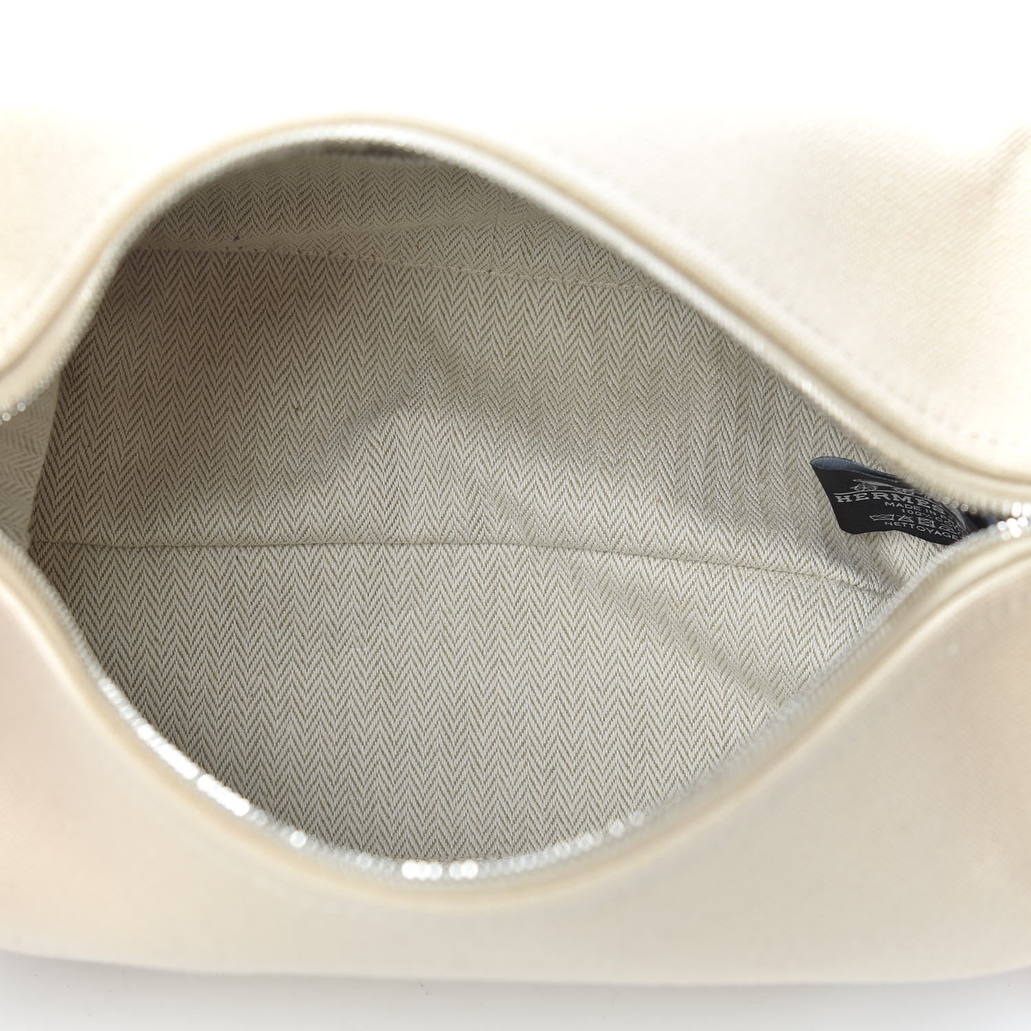 Hermes Canvas Small Bride-A-Brac Pouch Natural 5 of 8
