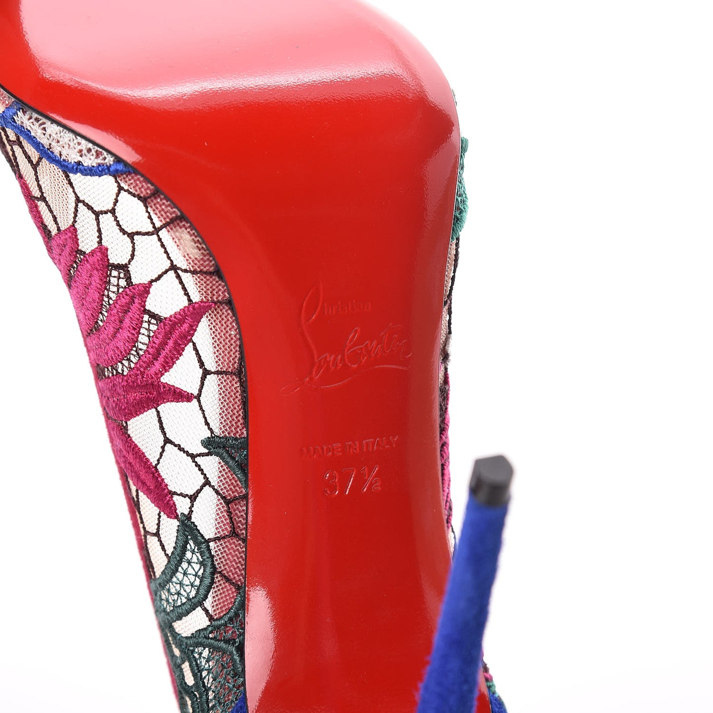 Lace Veau Velours Florale Follies 100 Pumps 37.5 Multicolor