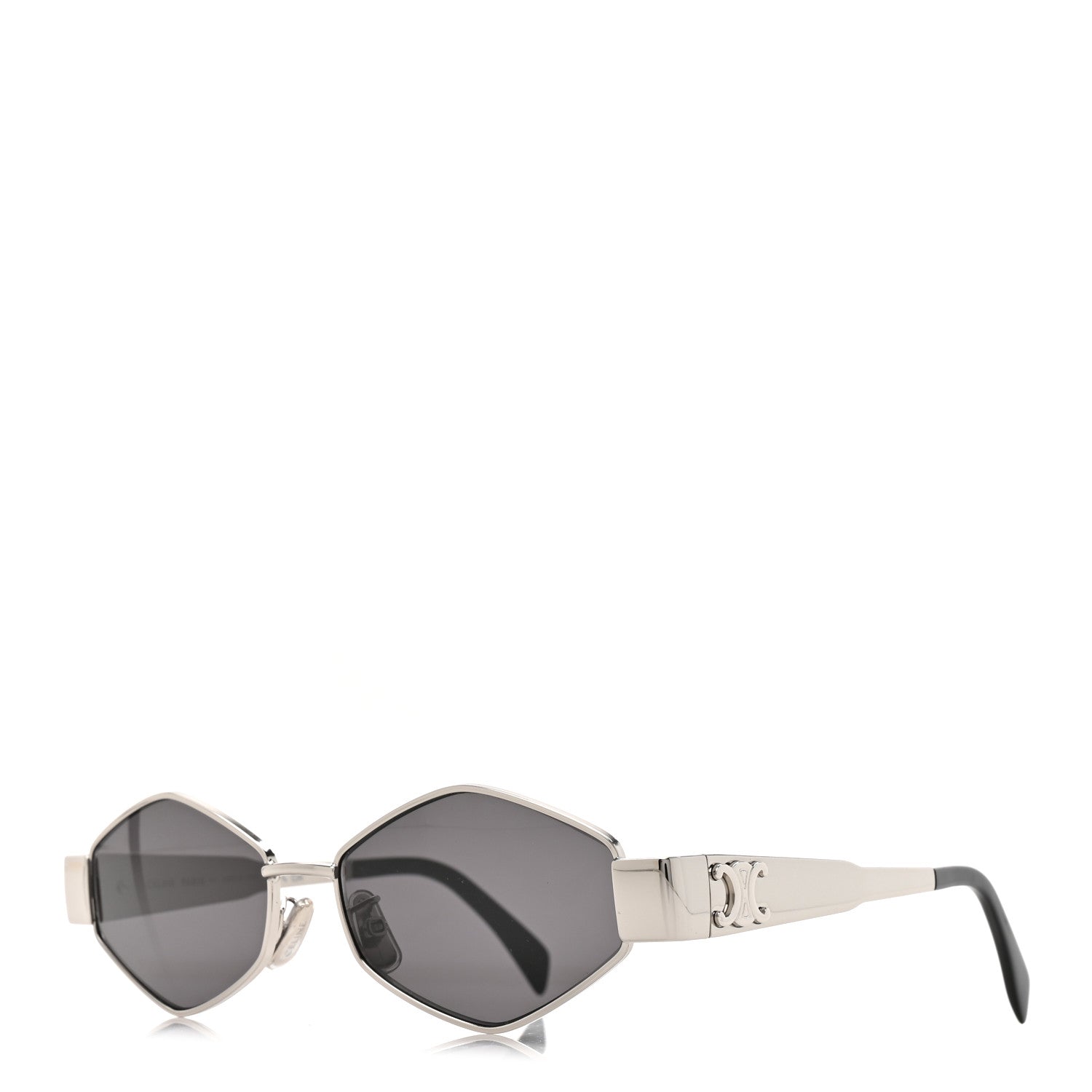 Celine Metal Triomphe 02 Sunglasses CL40254U Silver 1 of 7