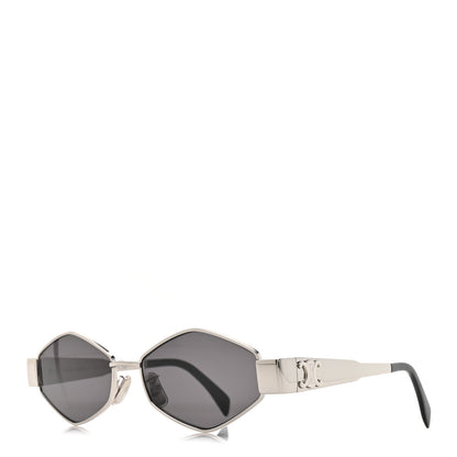 Celine Metal Triomphe 02 Sunglasses CL40254U Silver 1 of 7