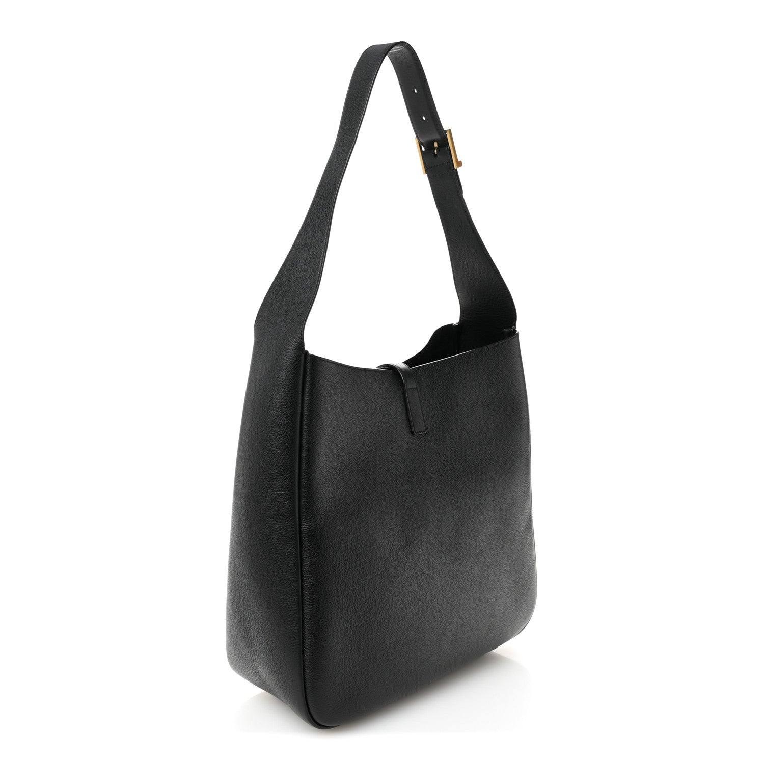 Saint Laurent Supple Calfskin Large Le 5 A 7 Soft Hobo Black 3 of 11
