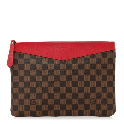 Louis Vuitton Damier Ebene Daily Pouch Scarlet 1 of 7