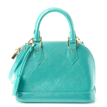 Louis Vuitton Vernis Alma BB Blue Lagon 1 of 13