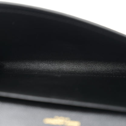 Saint Laurent Grain de Poudre Uptown Chain Wallet Black 6 of 11