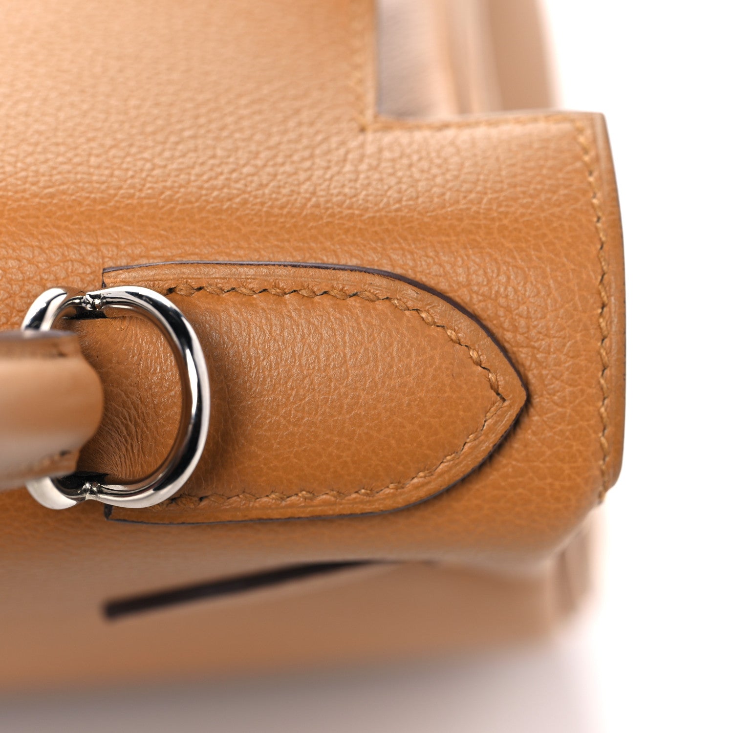 Hermes Evercolor Verso Kelly Retourne 28 Caramel Rose d'Ete 8 of 36