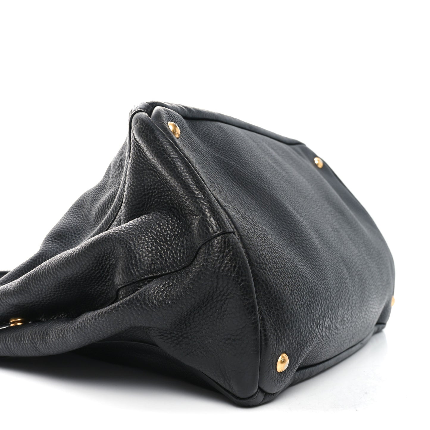 Vitello Daino Tote Black