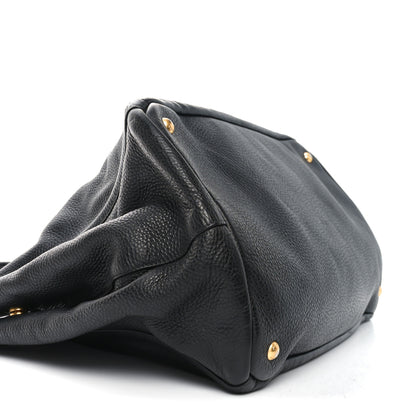 Prada Vitello Daino Tote Black 8 of 11