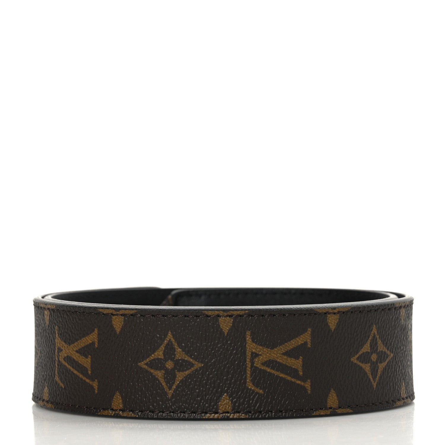 Louis Vuitton Monogram Bandouliere Shoulder Strap Black 2 of 4