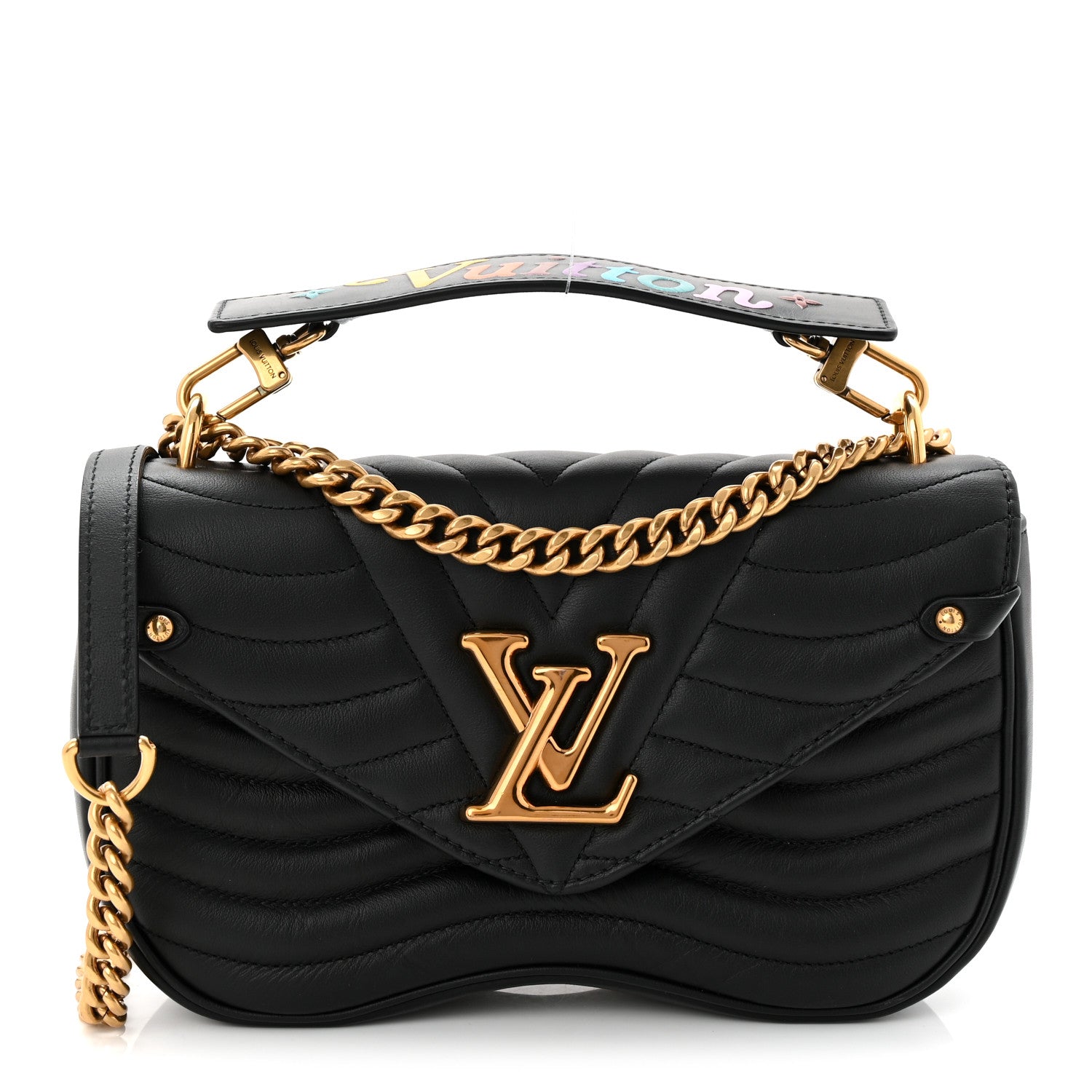 Louis Vuitton Calfskin New Wave Chain PM Black 1 of 10