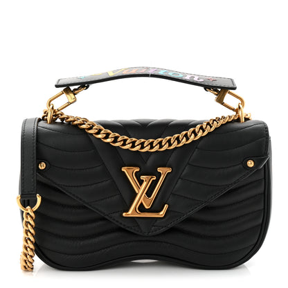 Louis Vuitton Calfskin New Wave Chain PM Black 1 of 10