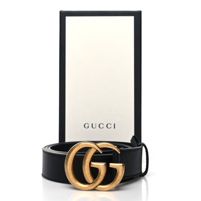 Gucci Calfskin Double G 30mm Belt 90 36 Black 6 of 6