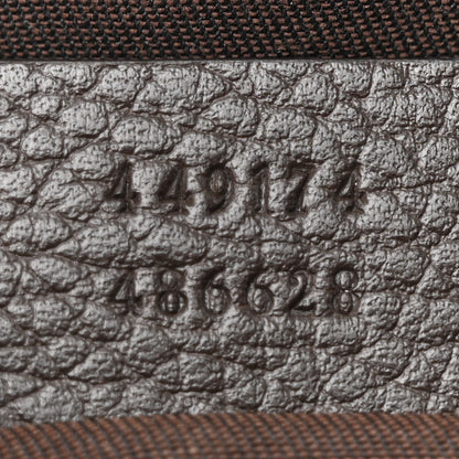 Gucci Monogram Dollar Calfskin Belt Bag Beige Ebony Testa di Moro Marrone Scuro 7 of 12