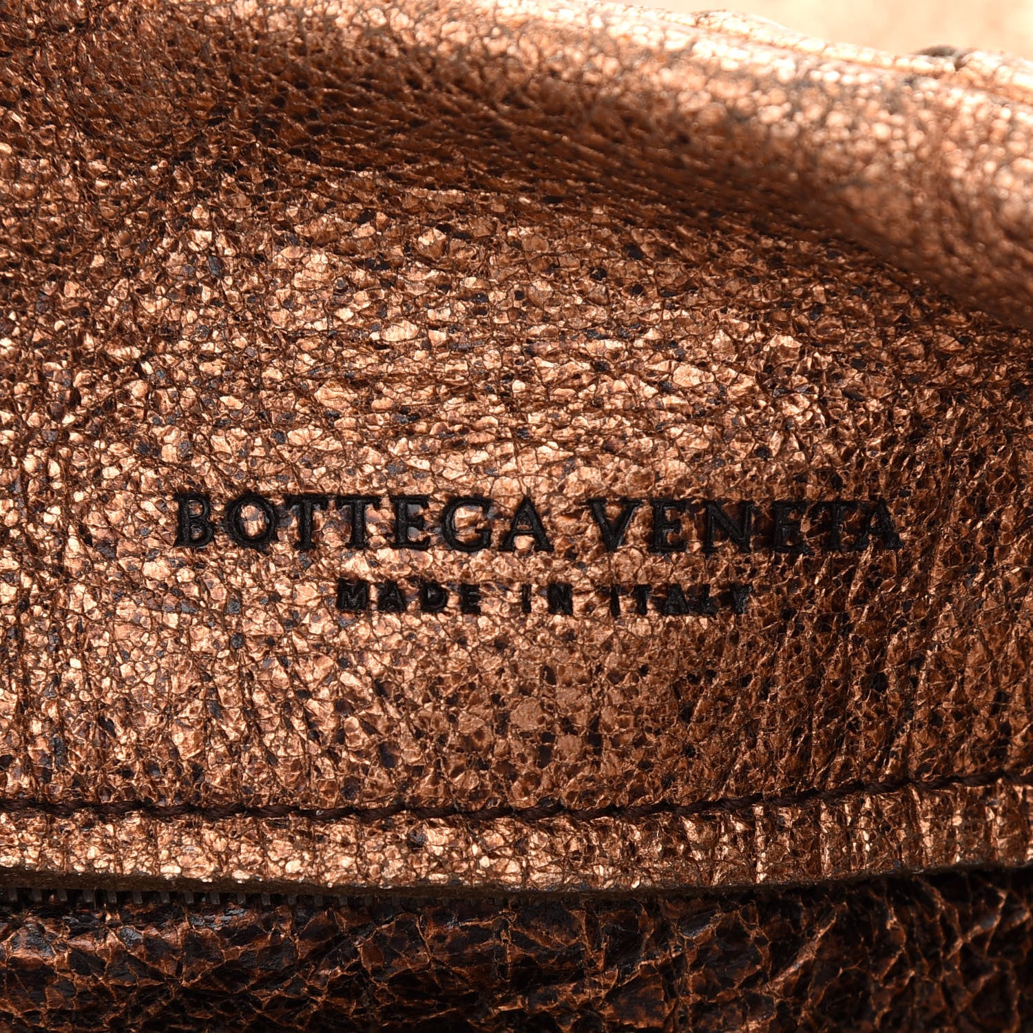 Bottega Veneta Metallic Cervo Deerskin Large Hobo Rame Ossidato 6 of 9