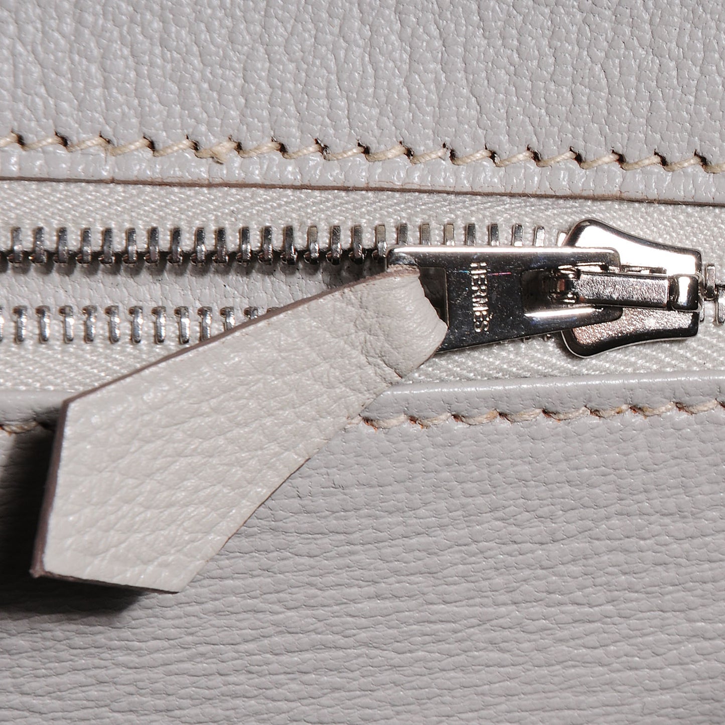 Togo Birkin 35 Gris Perle