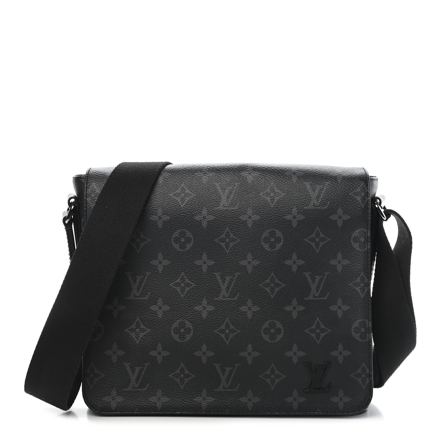 Louis Vuitton Monogram Eclipse District PM Black 1 of 10