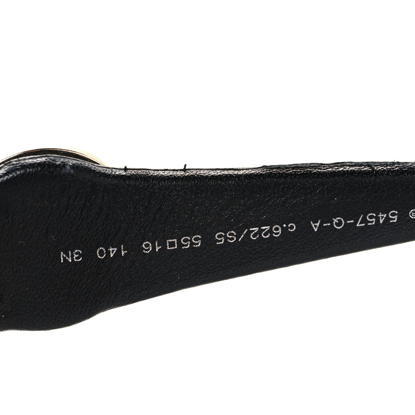 Acetate Lambskin CC Sunglasses 5457-Q-A Black