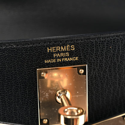 Hermes Chevre Chamkila Kelly Elan Black 6 of 11