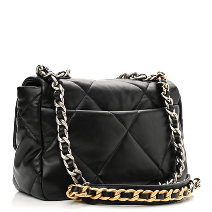 Chanel Lambskin Quilted Medium Chanel 19 Flap Black 3 of 11
