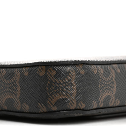 Celine Triomphe Canvas Horizontal Pouch Tan 9 of 11