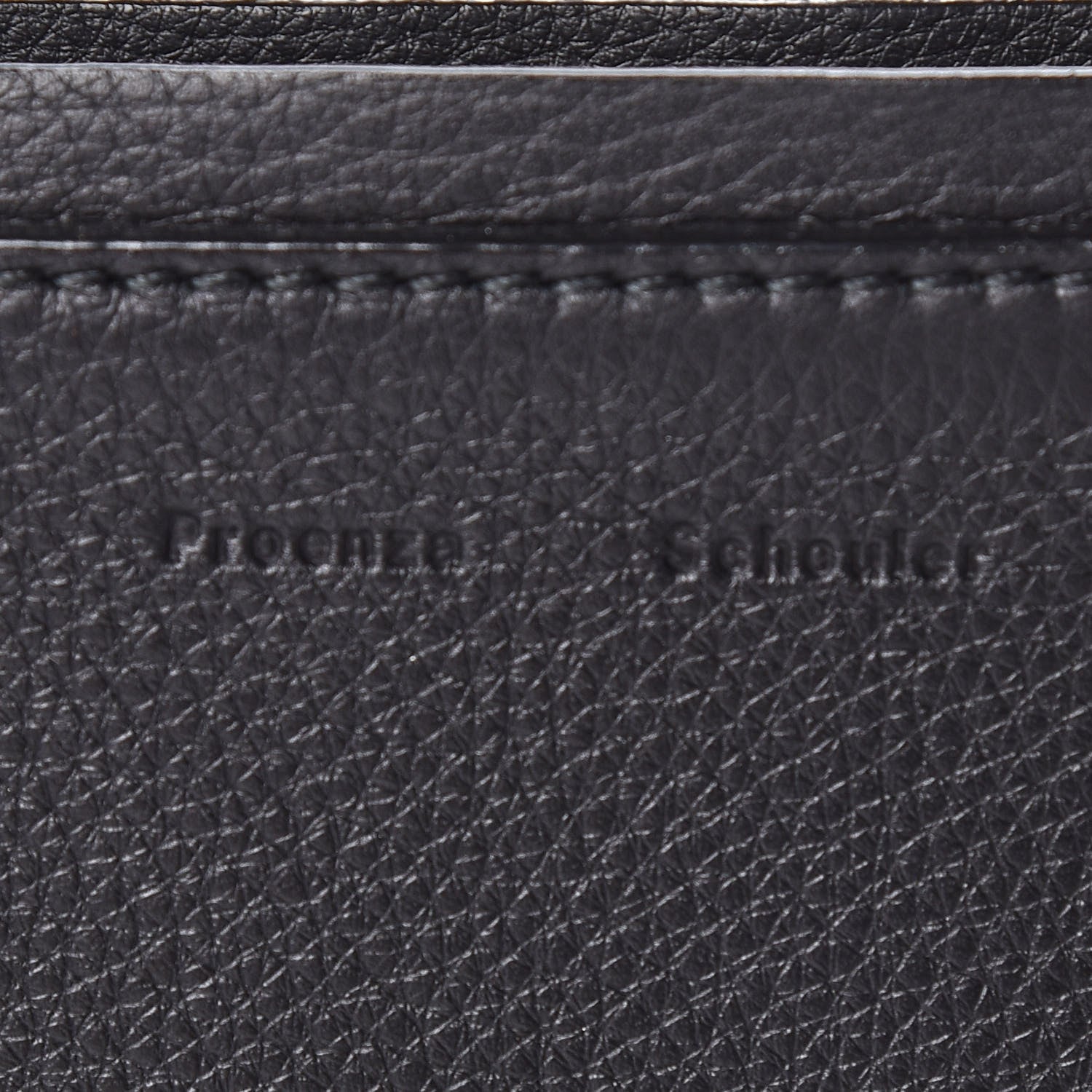 Proenza Schouler Pebbled Calfskin Small Hava Top Handle Bag Black 8 of 11