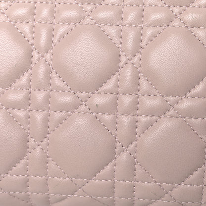 Christian Dior Lambskin Cannage Large Dior Soft Shopping Tote Beige Light Pink 15 of 25