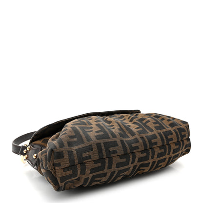 Fendi Zucca Small Chef Shoulder Bag Tobacco 4 of 11