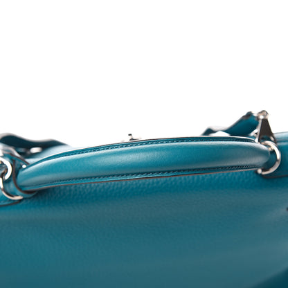 Hermes Taurillon Clemence Kelly Retourne 35 Bleu Izmir 33 of 33