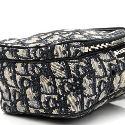 Christian Dior Oblique Crossbody Bag Blue 9 of 9