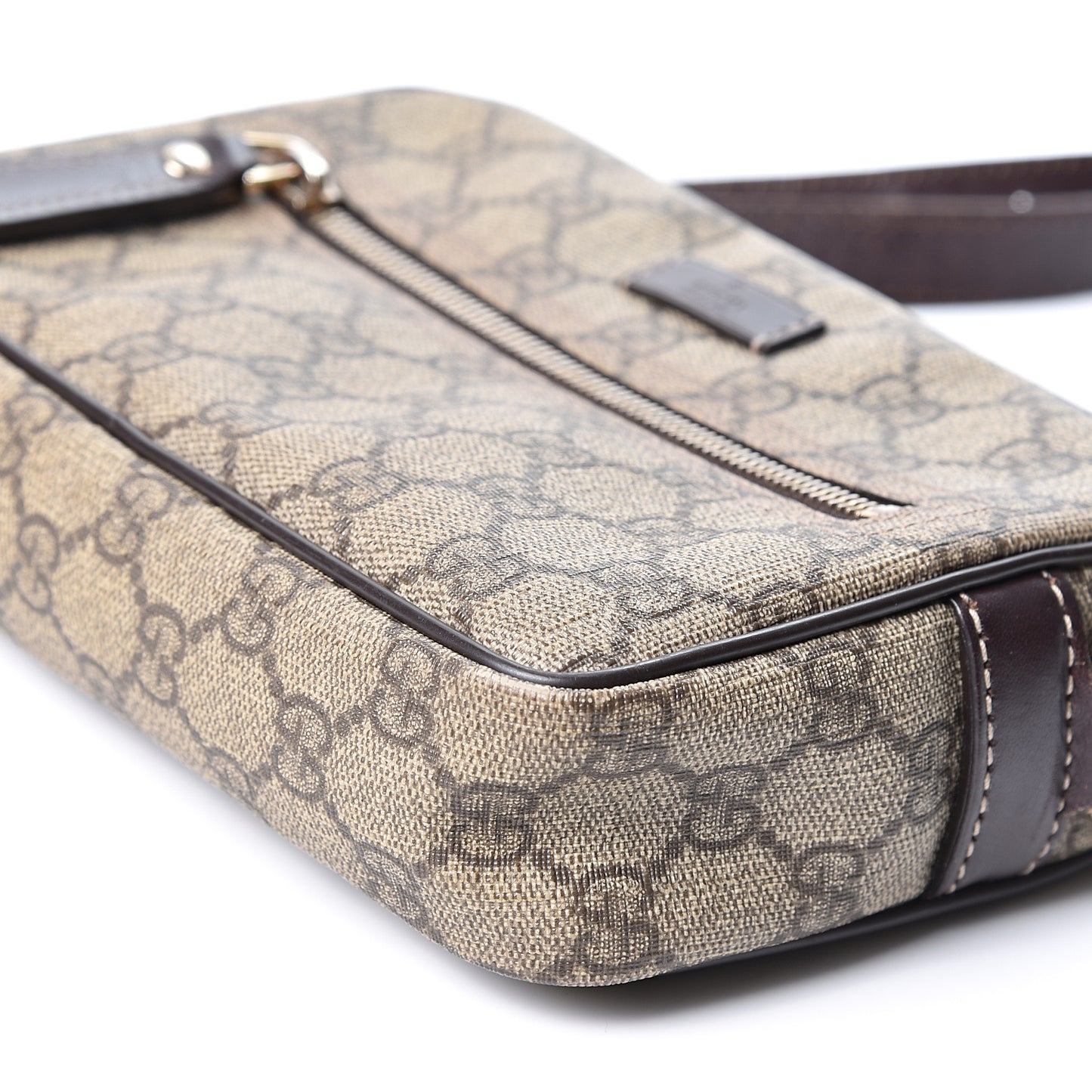 GG Plus Monogram Small Shoulder Bag Dark Brown
