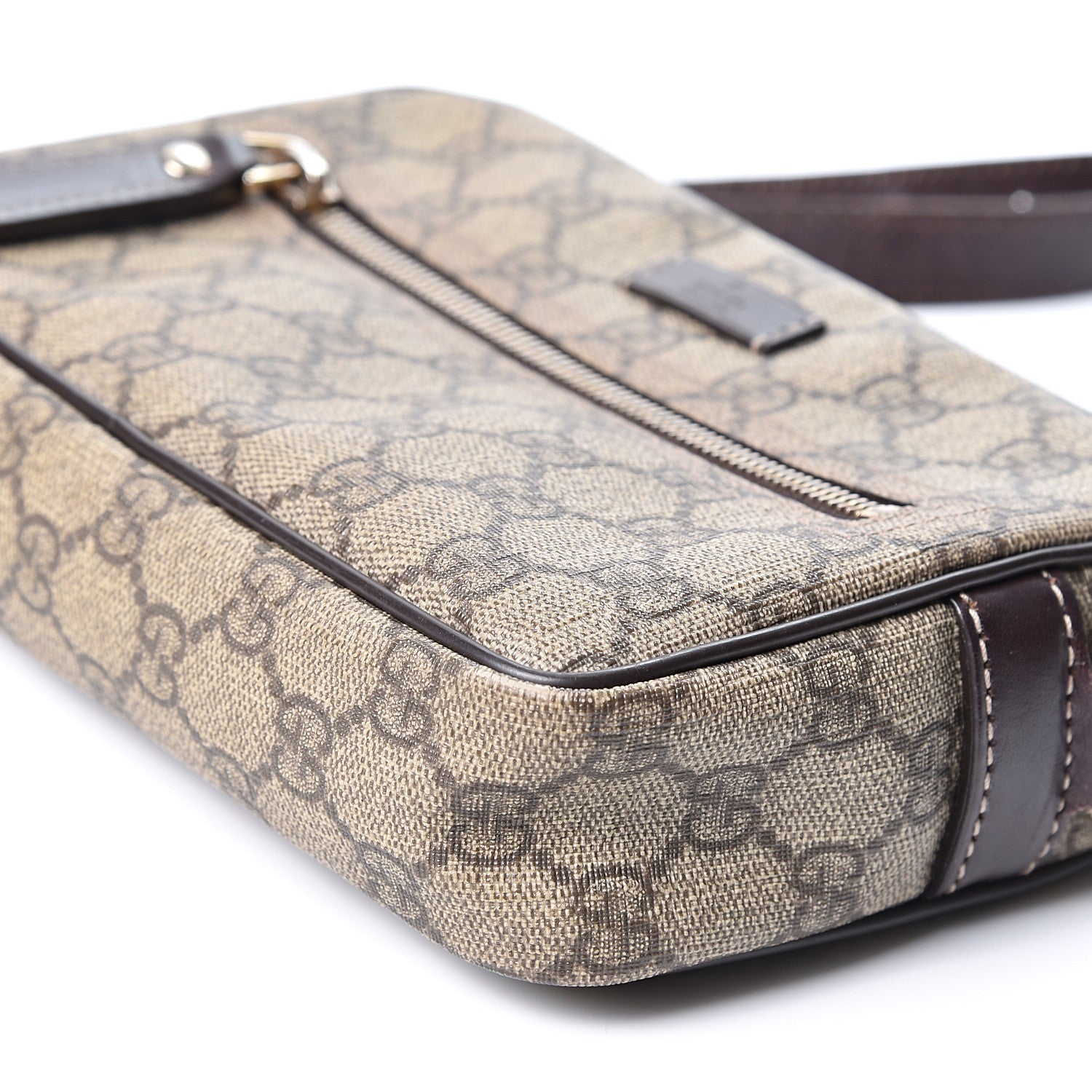Gucci GG Plus Monogram Small Shoulder Bag Dark Brown 10 of 10