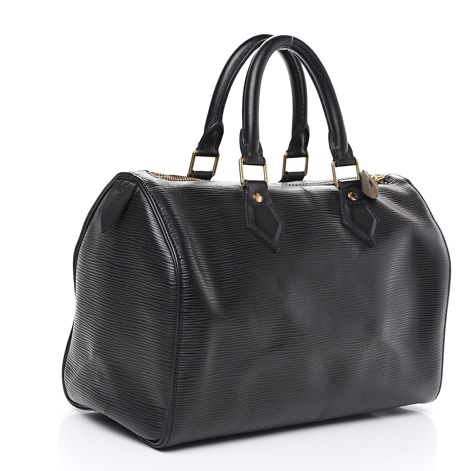 Louis Vuitton Epi Speedy 30 Black 2 of 12